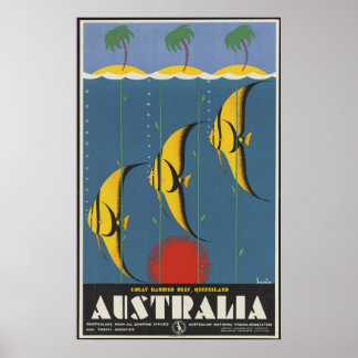 Poster Grande barrière de corail Australie