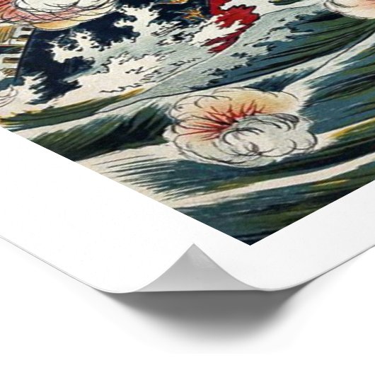 Poster Grande bataille à Lushun Bay par Ariyama, Sadajiro (Coin)