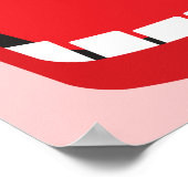 Poster grande bouche ouverte (Coin)