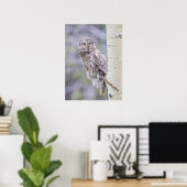 Poster Grande branche de tremble gris (Bureau à domicile)