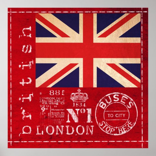 Poster Grande-Bretagne (Devant)