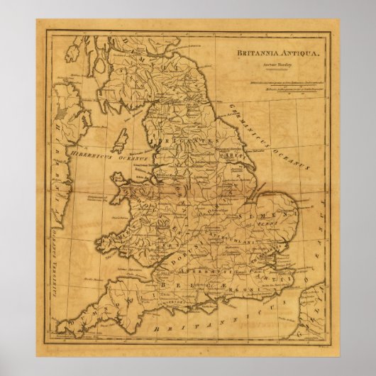 Poster Grande-Bretagne antique (Devant)