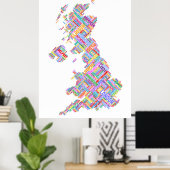 Poster Grande-Bretagne Royaume-Uni (Bureau à domicile)