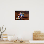 Poster Grande-Bretagne Speedway Motorcycle Action (Cuisine)