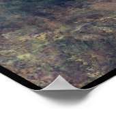 Poster Grande cicatrice du désert de sable Australie (Coin)