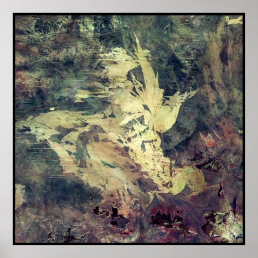 Poster Grande cicatrice du désert de sable Australie (Devant)