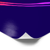 Poster Grande conception graphique de requins blancs (Coin)