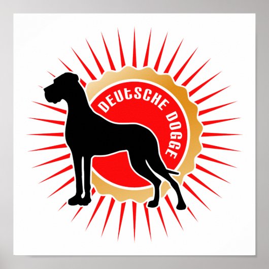 Poster Grande Dane (Devant)