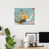 Poster Grande Déesse Durga Tuant le Démon Buffle (Bureau à domicile)