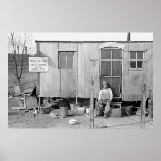 Poster Grande Dépression, années 1940 (Devant)