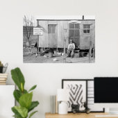 Poster Grande Dépression, années 1940 (Bureau à domicile)