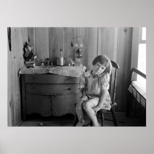 Poster Grande dépression Pauvreté 1938