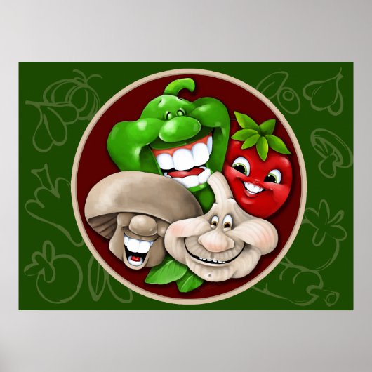 Poster Grande Famille Italienne Heureuse ! (Devant)