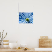 Poster grande fleur blanche avec ciel bleu (Cuisine)