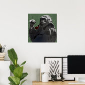 Poster Grande Gorilla verte (Bureau à domicile)