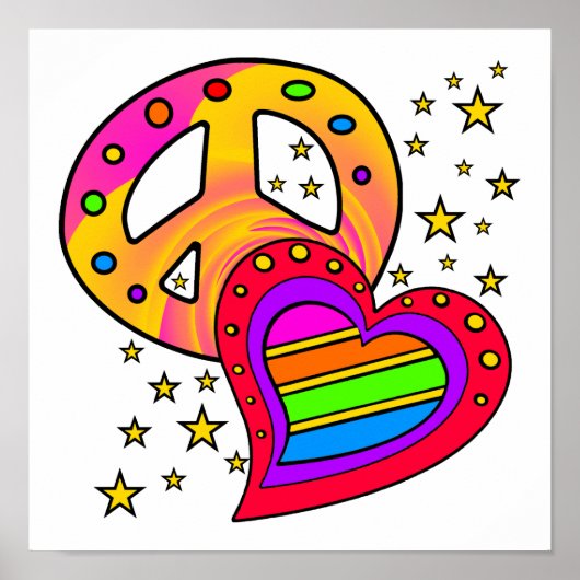 Poster Grande grande paix et amour (Devant)