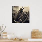 Poster Grande insurrection zombie (L'ère de la dépression (Cuisine)