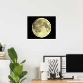 Poster Grande Lune brillante (Bureau à domicile)