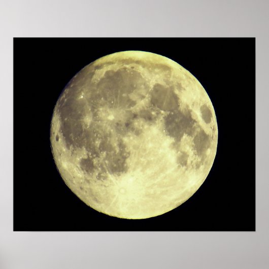 Poster Grande Lune brillante (Devant)