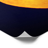 Poster Grande Lune dorée (Coin)