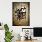 POSTER GRANDE MACHINE À LAVE DE GRANDE-MÈRE (Bureau à domicile)