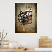 POSTER GRANDE MACHINE À LAVE DE GRANDE-MÈRE (Cuisine)