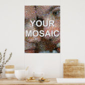 Poster Grande mosaïque (portrait) (Cuisine)