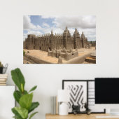 Poster Grande Mosquée de Djenne (Bureau à domicile)
