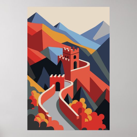 Poster Grande Muraille de Chine (Devant)