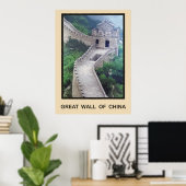 Poster Grande Muraille de Chine (Bureau à domicile)