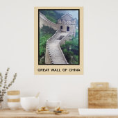 Poster Grande Muraille de Chine (Cuisine)
