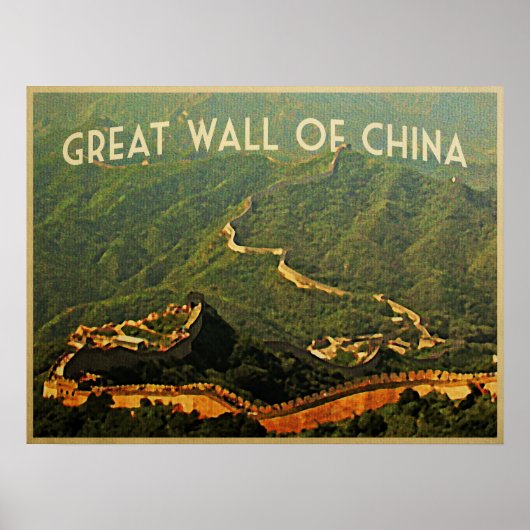 Poster Grande Muraille De Chine (Devant)