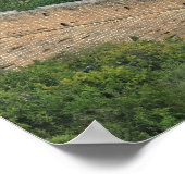 Poster Grande Muraille de Chine à Jinshanling, Chine. (Coin)