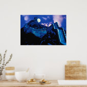 Poster Grande Muraille de Chine avec lune (Cuisine)