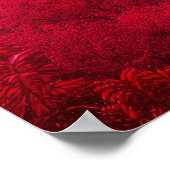 Poster Grande Muraille de Chine en automne - Rouge Pittor (Coin)