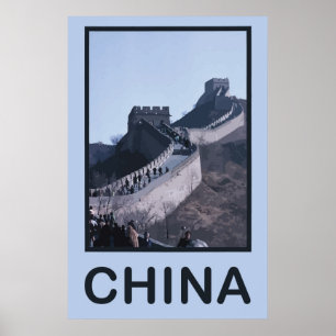Poster Grande Muraille de la Chine de la Chine