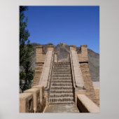 Poster Grande Muraille - Extrémité ouest - Escalier (Devant)