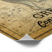 Poster Grande Ours Ursa Major Constellation Star Carte (Coin)