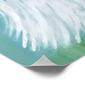 Poster Grande peinture d'Aiguille blanche (Coin)