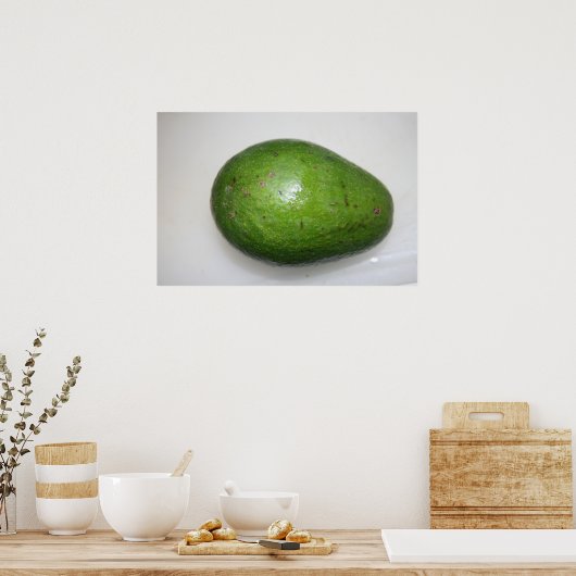Poster grande photo de fruit avacado vert (Cuisine)
