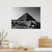 Poster Grande Pyramide de Gizeh Khoufou (Cuisine)