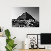 Poster Grande Pyramide de Gizeh Khoufou (Bureau à domicile)