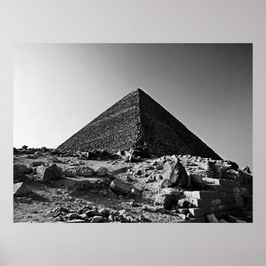 Poster Grande Pyramide de Gizeh Khoufou (Devant)