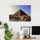 Poster Grande Pyramide de Gizeh Khoufou (Bureau à domicile)