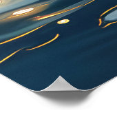 Poster Grande Pyrénées Noël Festive Voyage (Coin)