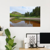 Poster Grande réflexion de tête à Sand Beach (Bureau à domicile)