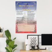 Poster Grande République des États-Unis d'Amérique (Bureau à domicile)