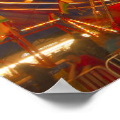 Poster Grande roue à la tombée de la nuit au Nord-Ouest d (Coin)