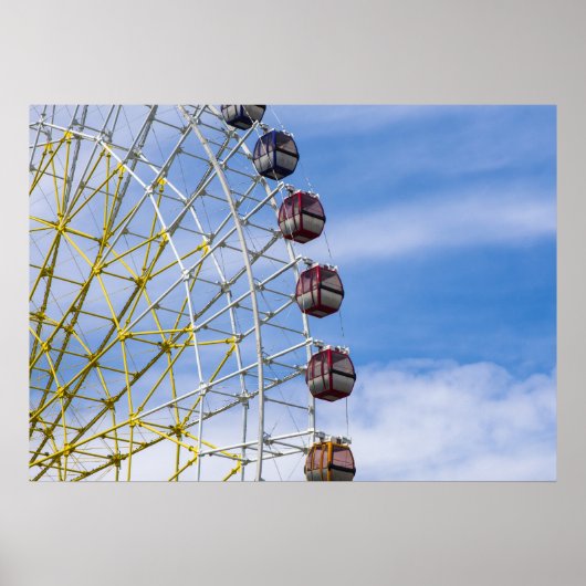 Poster Grande roue sur ciel (Devant)