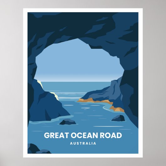 Poster Grande route maritime Australie (Devant)